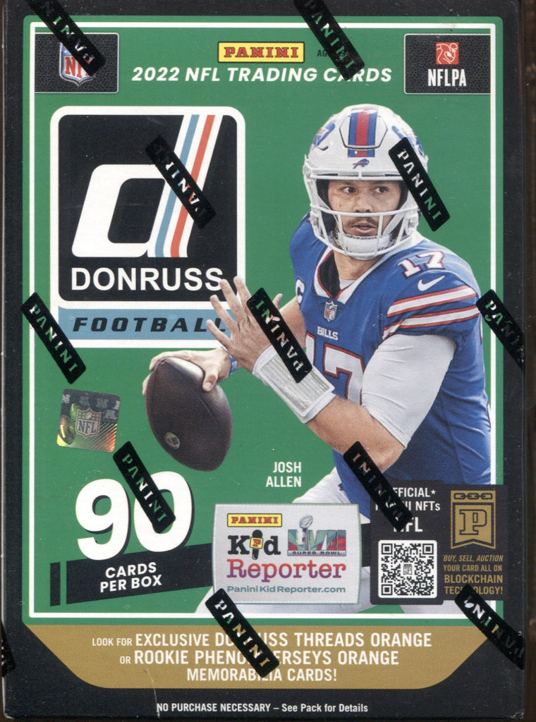 2022 Panini NFL Donruss Football Trading Card Blaster Box