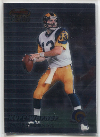 Kurt Warner St. Louis Rams Autographed 1999 Collector's Edge