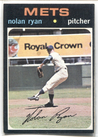 1971 Nolan Ryan Topps #513 New York Mets HOF BV $300