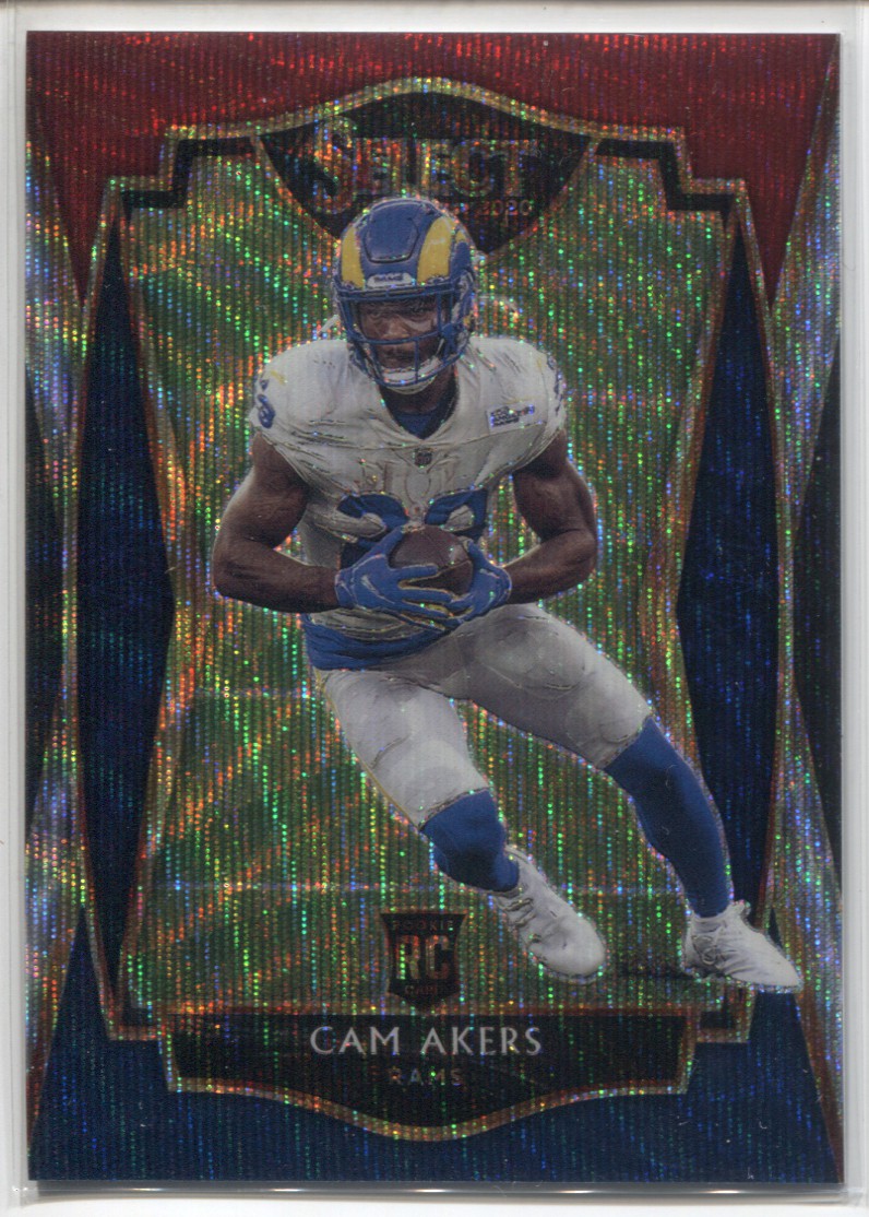 : 2020 Panini Prizm Cam Akers Rookie Card : Collectibles