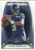 2012 Russell Wilson Topps Platinum BLACK REFRACTOR ROOKIE RC #138 Seattle Seahawks