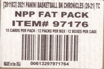 2020-21 Panini Chronicles Basketball, 12 Box Jumbo Value Fat Pack Case