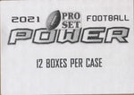 2021 Leaf Pro Set Power Football, 12 Box Case