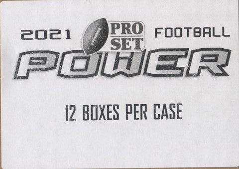2021 Leaf Pro Set Power Football, 12 Box Case