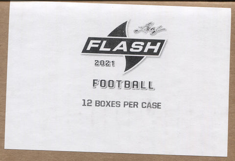 2021 Leaf Flash Hobby Football, 12 Box Case