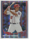 2013 Anthony Rendon Topps Chrome REFRACTOR ROOKIE RC #128 Washington Nationals