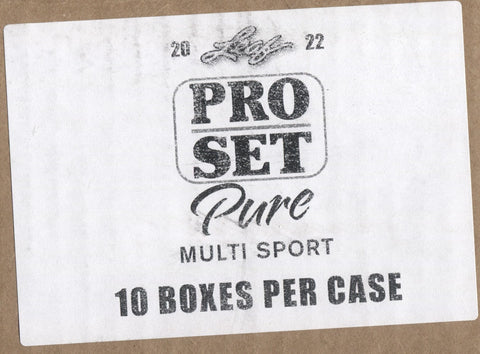 2022 Leaf Pro Set Pure Multi-Sport, 10 Box Case