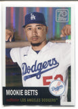 2021 Mookie Betts Topps Series 2 CHROME 70 YEARS of TOPPS BASEBALL REFRACTOR #70YTC-3 Los Angeles Dodgers