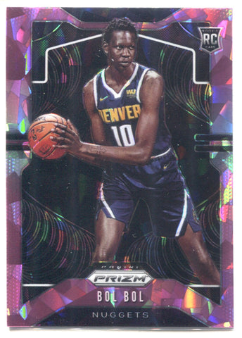 2020 PANINI PRIZM CRACKED PINK ICE BOL BOL RC ROOKIE Denver