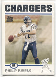 2004 Philip Rivers Topps ROOKIE RC #375 San Diego Chargers 6