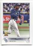 2022 Wander Franco Topps Series 1 ROOKIE RC #215 Tampa Bay Rays 40