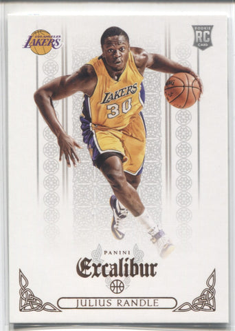 2014-15 Julius Randle Panini Excalibur ROOKIE RC #189 Los Angeles Lakers