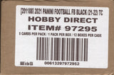2021 Panini Black Hobby Football, 12 Box Case