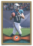 2012 Ryan Tannehill Topps GOLD ROOKIE 0311/2012 RC #134 Miami Dolphins