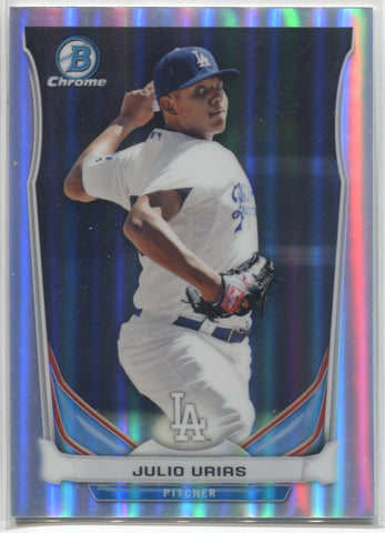 Los Angeles Dodgers Julio Urias Light Blue Cooperstown Collection