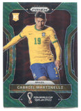 2022 Gabriel Martinelli Panini Prizm World Cup ROOKIE GREEN WAVE RC #29 Brazil