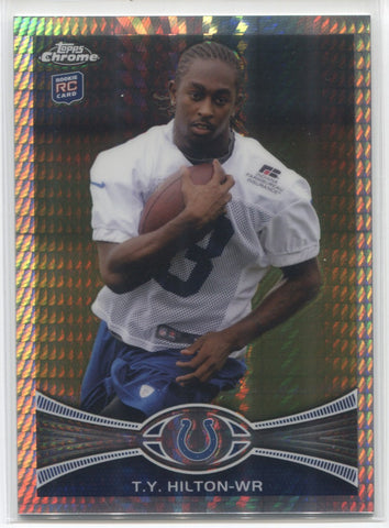 2012 T.Y. Hilton Topps Chrome PRISM REFRACTOR ROOKIE 164/216 RC #168 Indianapolis Colts