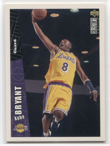 1996-97 Kobe Bryant Upper Deck Collector's Choice ROOKIE RC #267 Los Angeles Lakers 2
