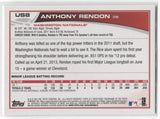 2013 Anthony Rendon Topps ROOKIE RC #US8 Washington Nationals