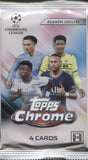 2021-22 Topps Chrome UEFA Champions League Soccer Hobby, Pack