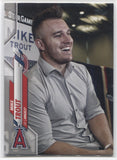 2020 Mike Trout Topps Update Series SP PHOTO VARIATION #U4 Anaheim Angels