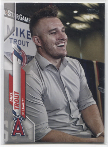 2020 Mike Trout Topps Update Series SP PHOTO VARIATION #U4 Anaheim Angels