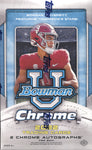 2022 Bowman Chrome University Hobby Football, Box