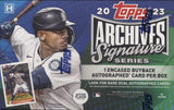 2023 Topps Archives Signature Active Baseball Hobby, 20 Box Case