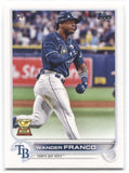 2022 Wander Franco Topps Series 1 ROOKIE RC #215 Tampa Bay Rays 17