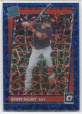 2021 Bobby Dalbec Donruss Optic BLUE VELOCITY RATED ROOKIE 95/99 RC #48 Boston Red Sox