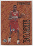 1996-97 Allen Iverson Upper Deck Rookie Exclusives ROOKIE RC #R1 Philadelphia 76ers 2