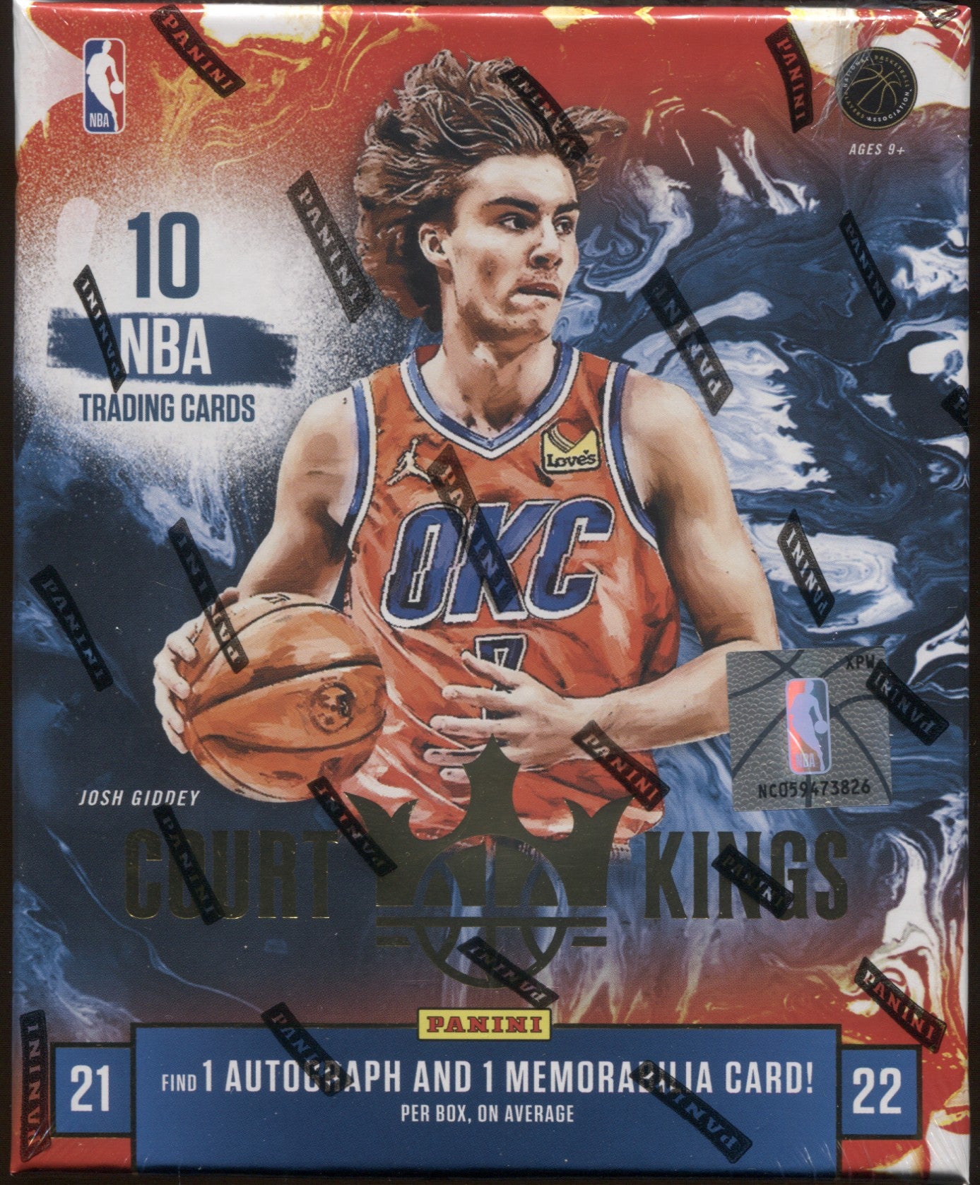 2021-22 Panini Court 2024 Kings International Basketball Blaster Box