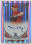 2014 Mike Mayers Bowman Chrome PROSPECT REFRACTOR AUTO 060/500 AUTOGRAPH #BCAP-MM St. Louis Cardinals