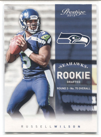 2012 Russell Wilson Panini Prestige ROOKIE RC #238 Seattle Seahawks 4
