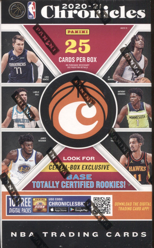 2020-21 Panini Chronicles Basketball, Cereal Box