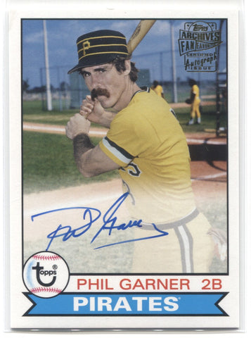 2018 Phil Garner Topps Archives FAN FAVORITES AUTO AUTOGRAPH #FFA-PG Pittsburgh Pirates