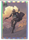 2021 The Mandalorian - The Child Topps Chrome Star Wars Galaxy REFRACTOR #MN-3 JEDI 2