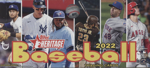 2022 Topps Heritage Hobby Baseball, Box