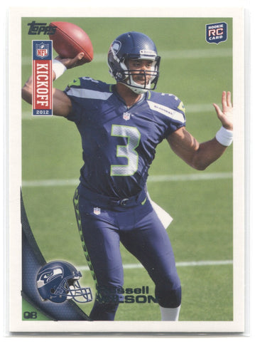 2012 Russell Wilson Topps Kickoff ROOKIE RC #38 Seattle Seahawks 2