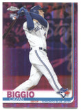 2019 Cavan Biggio Topps Chrome PINK REFRACTOR ROOKIE RC #42 Toronto Blue Jays