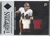 2003 John Riggins Leaf Limited PLAYER THREADS DUAL JERSEY RELIC 09/50 #PT10 Washington Redskins HOF