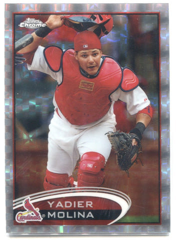 2012 Yadier Molina Topps Chrome XFRACTOR #97 St. Louis Cardinals