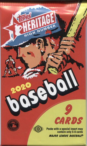 2020 Topps Heritage High Number Hobby Baseball, Pack