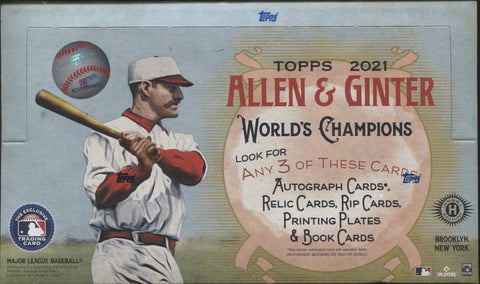 2021 Topps Allen & Ginter Baseball Hobby, Box