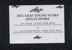 2021 Leaf Young Stars Multi-Sport, Box (+1 Leaf 1/1 Proof Pack!)