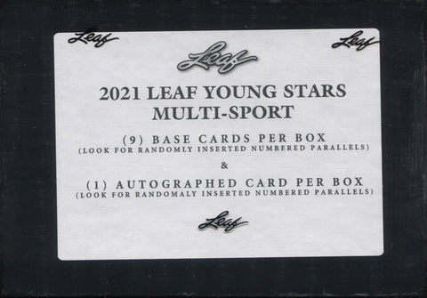 2021 Leaf Young Stars Multi-Sport, Box