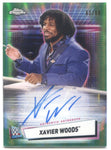 2021 Xavier Woods Topps Chrome GREEN REFRACTOR AUTO 62/99 AUTOGRAPH #A-XW Monday Night Raw