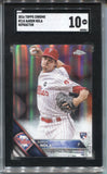 2016 Aaron Nola Topps Chrome REFRACTOR ROOKIE RC SGC 10 #114 Philadelphia Phillies 3067