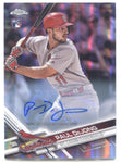 2017 Paul DeJong Topps Chrome Update TARGET EXCLUSIVE ROOKIE REFRACTOR AUTO AUTOGRAPH RC #HMT42 St. Louis Cardinals