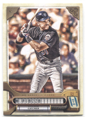 2022 Mike Piazza Topps Gypsy Queen SP SHORT PRINT #308 New York Mets HOF